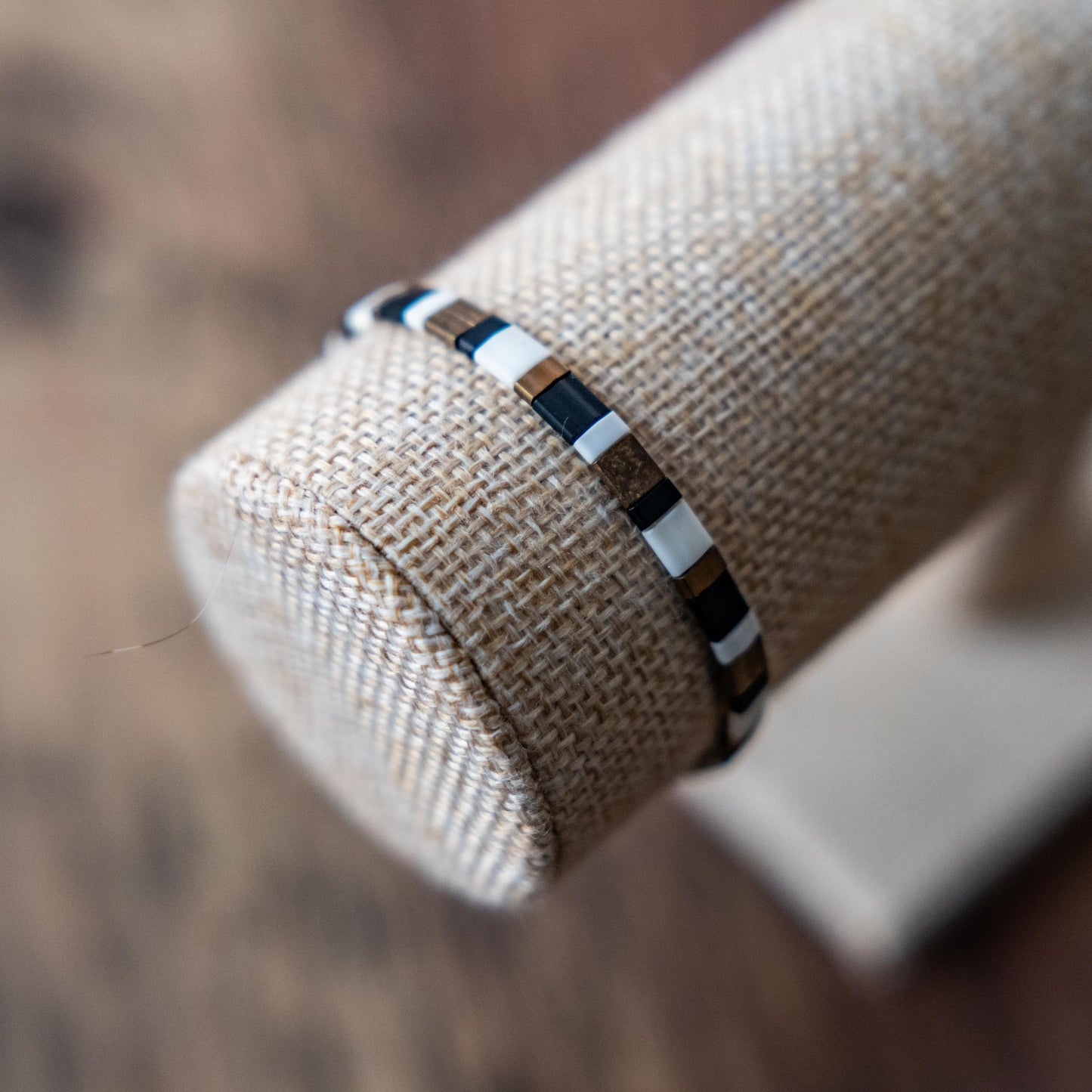 Bracelet en perles Miyuki MEN Blue & brown
