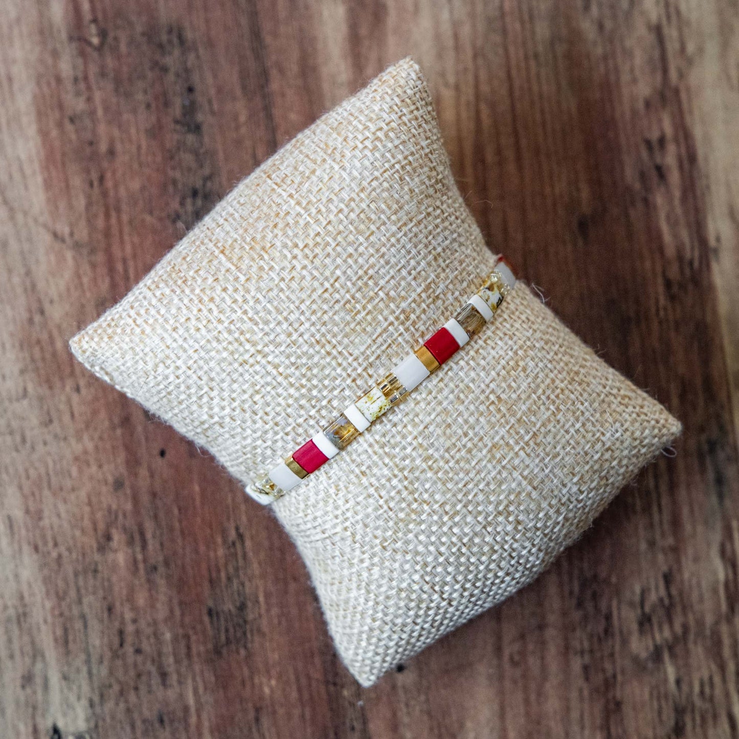 Bracelet en perles Miyuki red